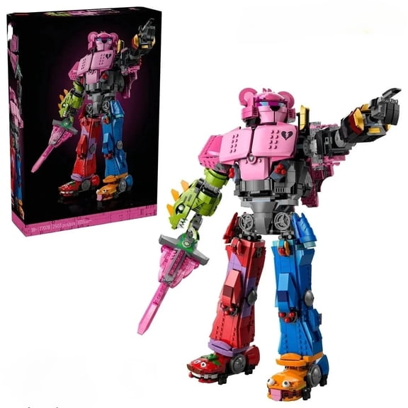 2503PCS Creative Mecha Team Leader Building Blocks with Mini Figure, Assembly Collectible Model Toy, Holiday Birthday Gift for Teens & Adults