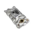 thumbnail image 1 of 2504 Aluminum Natural Performer RPM Marine Square Bore Dual Plane Intake Manifold for 1955-1986 Small Block Chevy, 1 of 1