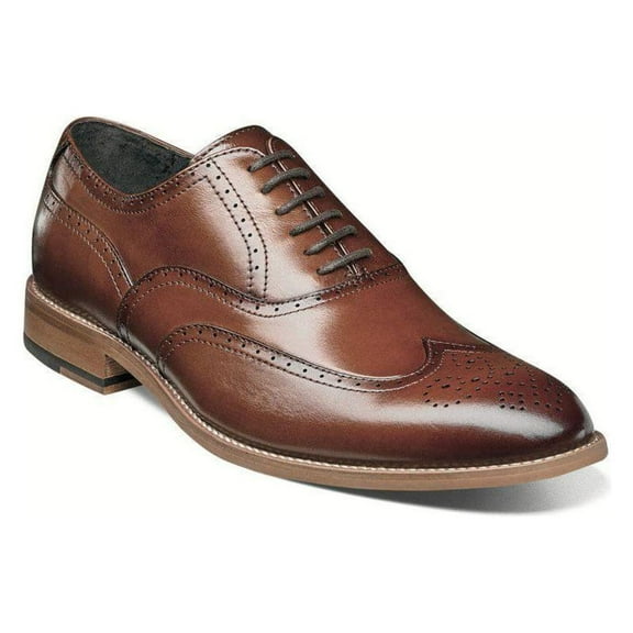 25064,Stacy adams Leather Shoes Dunbar Wingtip Oxford Lace Up All Colors
