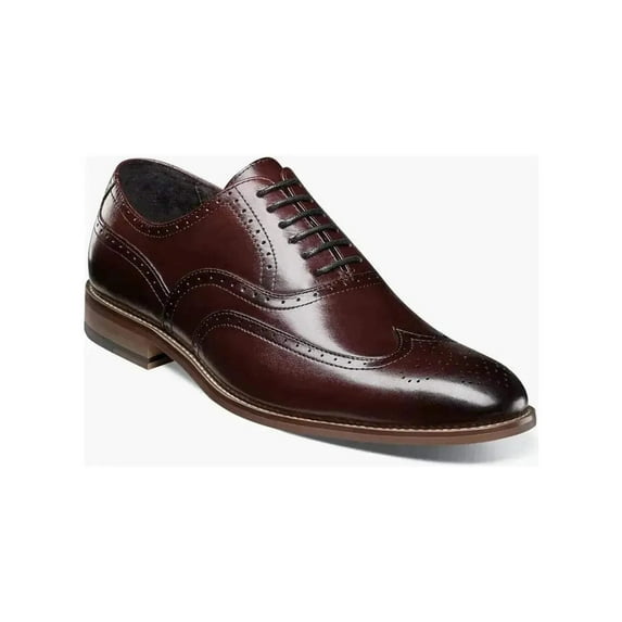 25064,Stacy adams Leather Shoes Dunbar Wingtip Oxford Lace Up All Colors