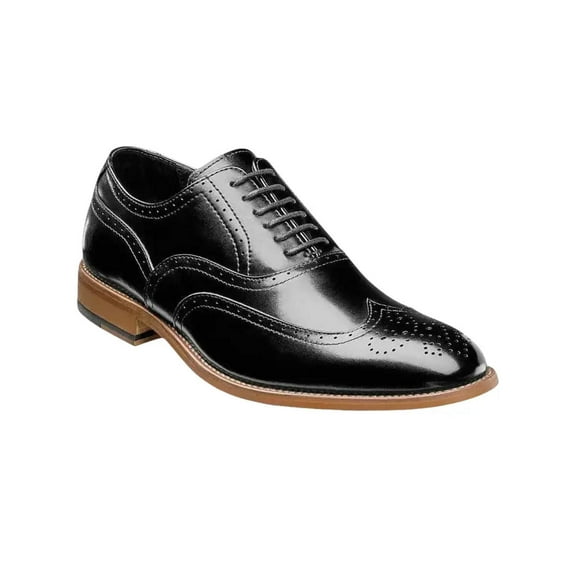 25064,Stacy adams Leather Shoes Dunbar Wingtip Oxford Lace Up All Colors