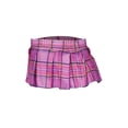thumbnail image 1 of 25074-LIGHTPPLPLDS-M Plaid Color Pleated Skirt, Small & Medium, 1 of 1