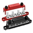 thumbnail image 1 of 250A 12V Bus Bar Battery Power Distribution Block Car Audio 12 Volt DC Busbar 4 x 3/8Inch Posts 6 x 8 Screws, 1 of 6