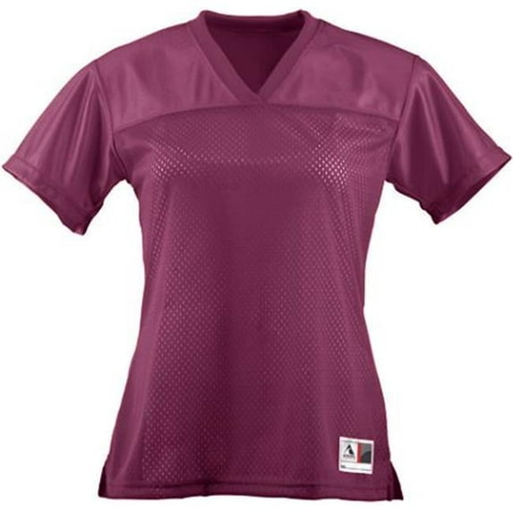 250A Ladies Junior Fit Replica Football Jersey, Maroon, Medium