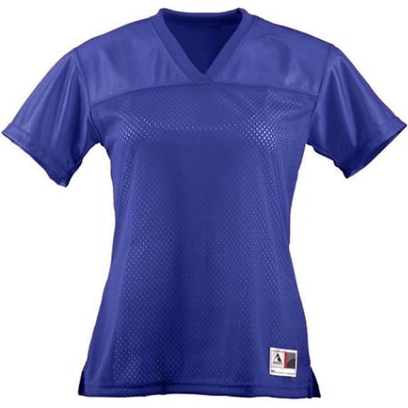 250A Ladies Junior Fit Replica Football Jersey, Purple, Large