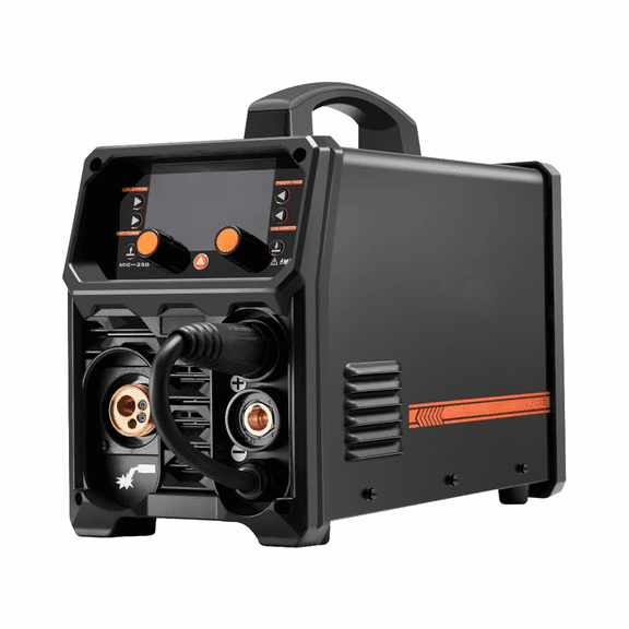250A MIG Welder 5-in-1 Pro Pulse MIG Welding Machine - Gas/Gasless, TIG, MMA - Synergic Welder for Steel, Aluminum, Stainless