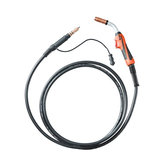 250Amp MIG Welding Gun with 15FT Cable - Compatible with 0.030", 0.035", 0.045" Welding Wire
