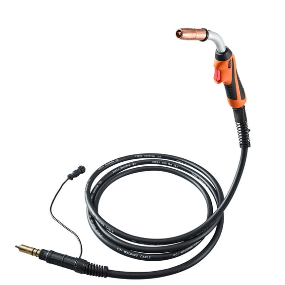 250Amp MIG Welding Torch with 15FT Cable - Compatible with 0.030", 0.035" & 0.045" Welding Wire