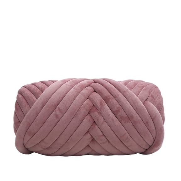 250G Velvet DIY Super Thick Chunky Yarn Cotton Wool Tube Crochet Yarn Bulky Arm Roving Knitting Blanket Hand Spin Yarn Ball