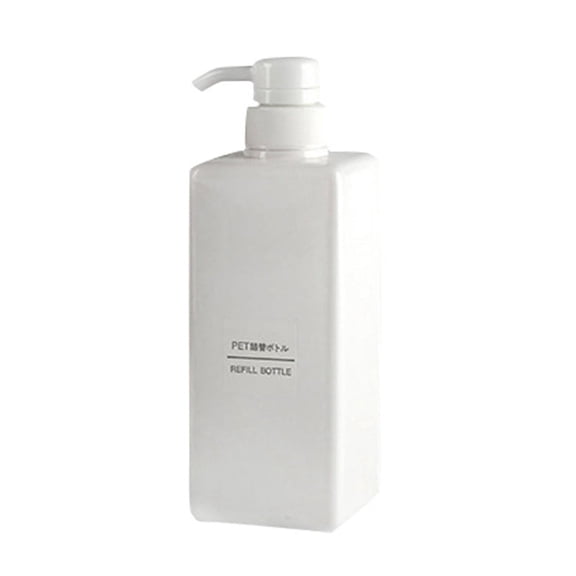 250ML/450ML/650ML Rectangular Refillable Bottle Press Type For Cosmetic Shampoo Shower Gel Empty Bottle Bathroom Supplies Empty Plastic Pump Bottles Empty Shampoo Bottles with Pumps