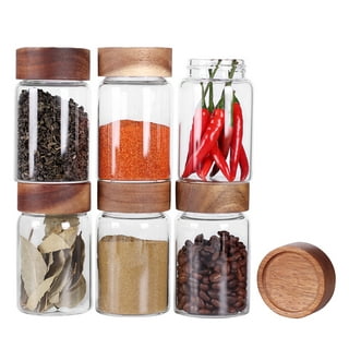 https://i5.walmartimages.com/seo/250ML-8Oz-6-Set-Wood-Twist-Lid-Glass-Storage-Container-Small-Cute-Clear-Decorative-Organizer-Bottle-Canister-Pantry-Jar-Air-Tight-Screw-Wooden-Food-C_87924eb1-2b0b-48e9-b66c-173025ec7ce5.d58693241adc77d957295e0b3d7090c6.jpeg?odnHeight=320&odnWidth=320&odnBg=FFFFFF