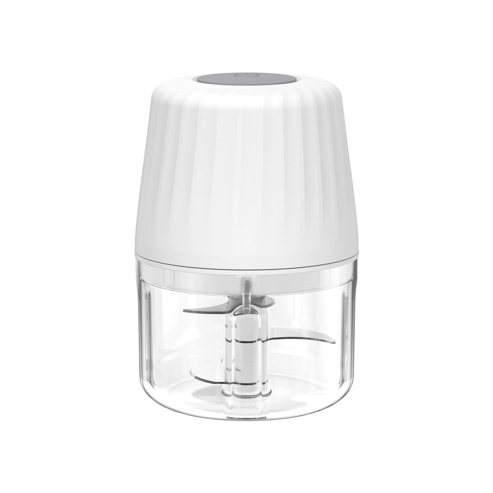 250ML Electric Garlic Chopper, 3 Blades Garlic Grinder Mini Vegetable Chopper, USB Portable Veggie Chopper, Onion Mincer, Food Processor for Ginger, Chili, Fruit, Meat