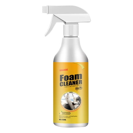 250ML Multifunctional Foam Cleaner, Car Interior Seat Cleaner, Strong Decontamination Foam Cleaner, No Need to Wash