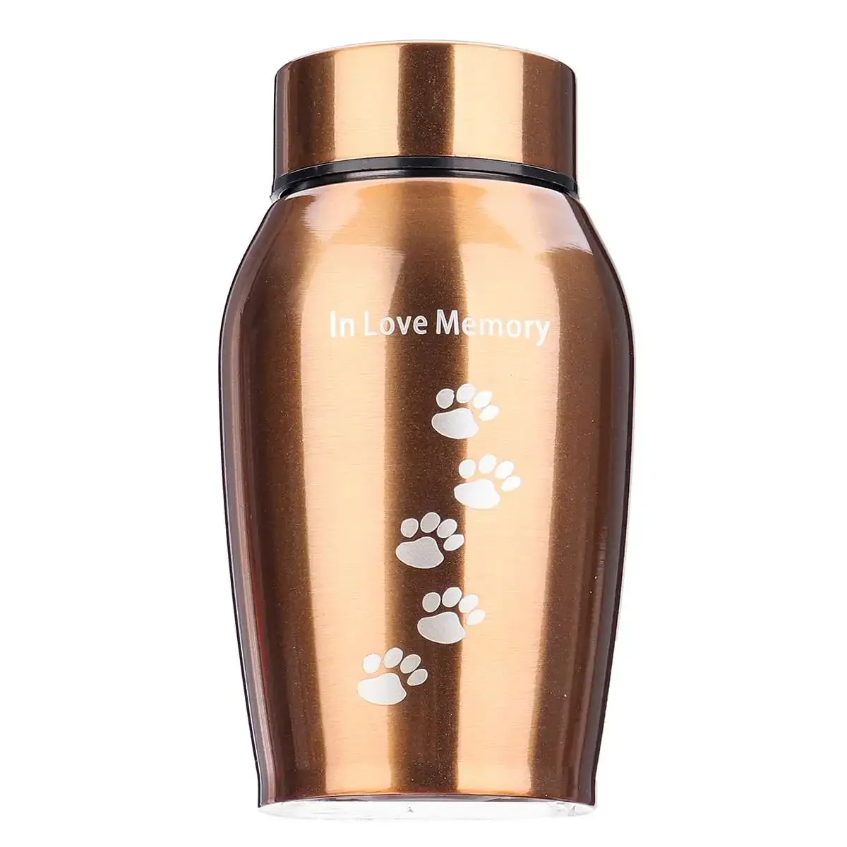 250ML Pets Memorials Urns Stainless steel Pets Dog Cat Birds Mouse Cremation Ashes Urn Keepsake Casket Columbarium Funeral Urn