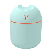 250Ml Cold Fog Humidifier Colorful Night Light Portable Cool Sound Humidifier Small Humidifiers Portable House Humidifiers for Winter Warm Humidifiers for Bedroom Warm Mist Battery Powe Humidifiers