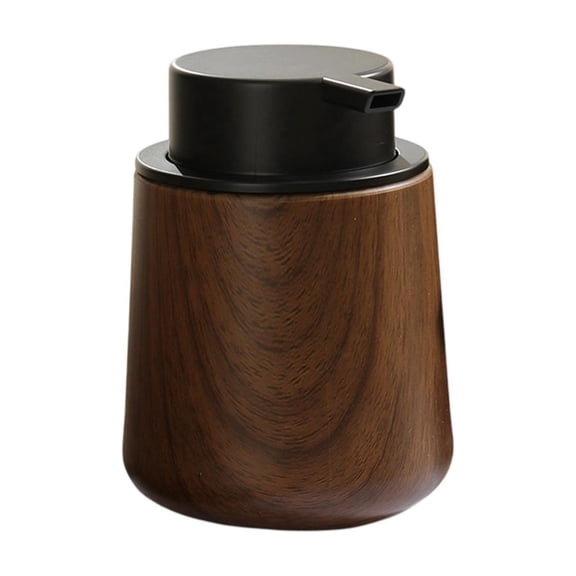 250Ml Wood Grain Foaming Soap Dispenser Refillable Abs Lotion Pump Bottle For Shampoo Body Wash Cosmetic Refill