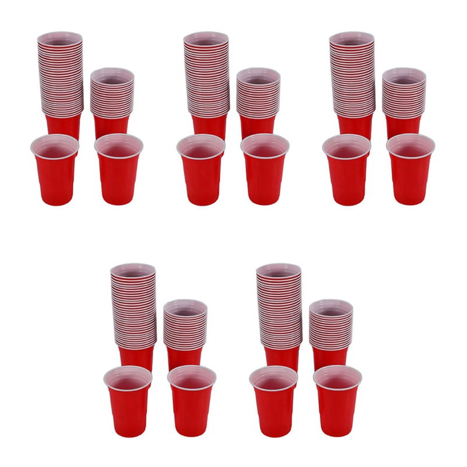 50Pcs/Set 450Ml Red Disposable Plastic Cup Party Cup Bar