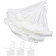 thumbnail image 1 of 250Pcs Electrical Cable Ties Cable Management with Label White Plastic Cable Ties Label Cable Ties Cable for School Garden Office Wall Car, 1 of 3