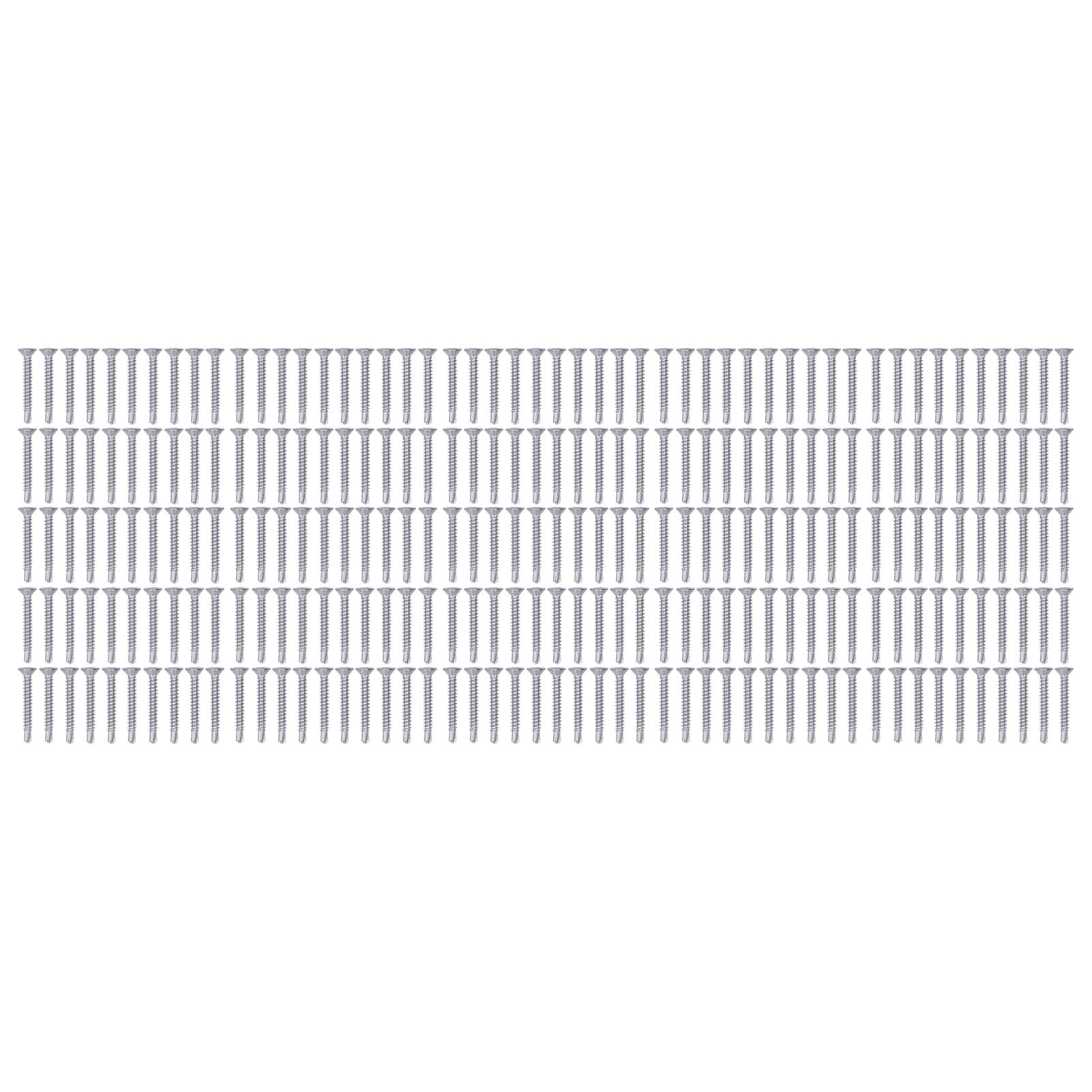 250Pcs Stainless Steel SelfDrilling Screws,410 Grade, Cross