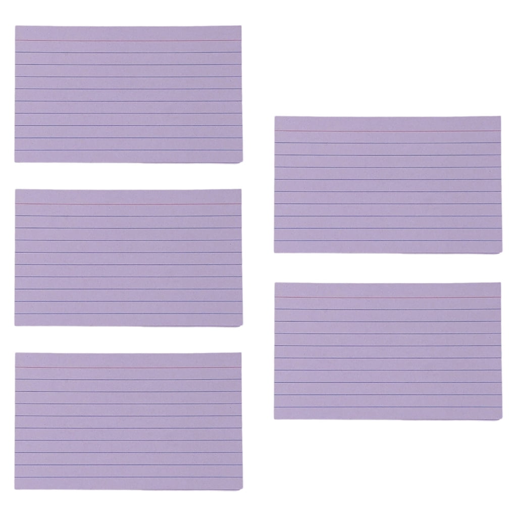 250Sheets Colorful Note Paper 3x5Inch Wide Lined Study Card Pocket Note Cards
