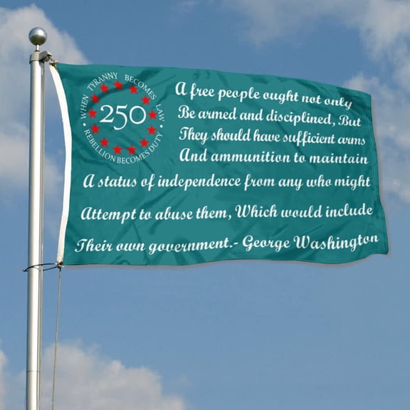 250TH USA Liberty Betsy Ross George Washington Flag 3x5Feet Outdoor Indoor Decoration Flag with Brass Grommets