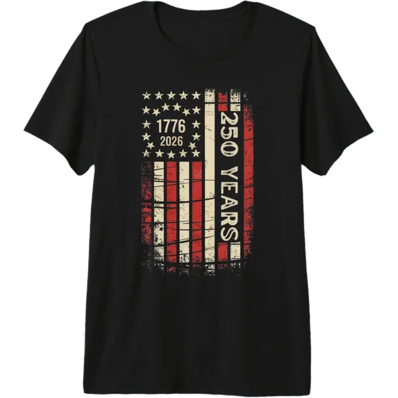 250Th America Anniversary Usa Birthday Tri-Blend T-Shirt All Size S-5Xl