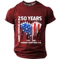 thumbnail image 1 of 250Th Anniversary Shirts Men's USA Independence Day Patriotic Fourth of July Tee 4Th of July Shirts for Men XXL, 1 of 2