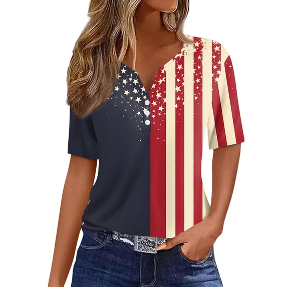 250Th Anniversary USA Shirt for Celebrate 250th Anniversary of America Patriotic Veteran Tee America 250 Merchandise Short-Sleeved Top for Woman