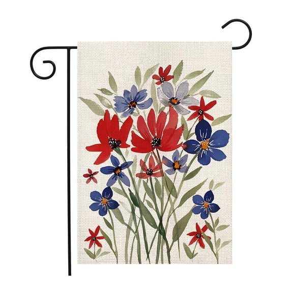 250Th Anniversary Usa 4Th Of July Red, White Blue Memorial Day Independence Day American Yard Flag 12 18 Inch Vertical Double Sided Farm-House Yard Outdoor Decoration