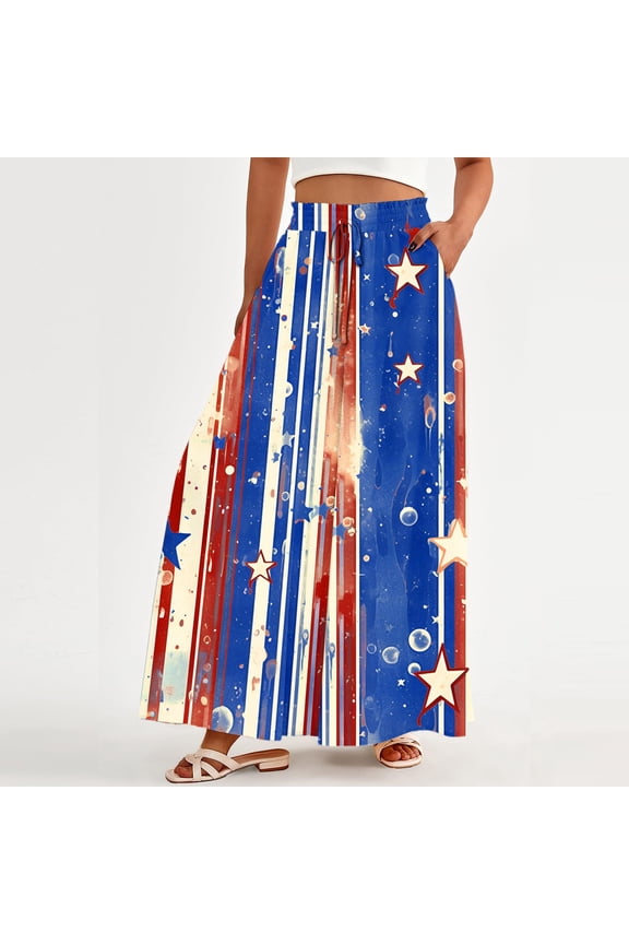 250Th Anniversary Womens Pants, 4Th of July Red White and Blue Pants, Patriotic Pride Pants, Stylish Patriotic Clothes, Elegant Dress Pants, Trendy Pants for Indoor Outdoor Blue Size: L