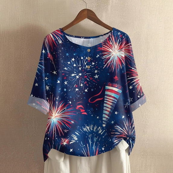 250Th Anniverssary Women Tops, Fashion Farmhouse 4Th of July Tops ...