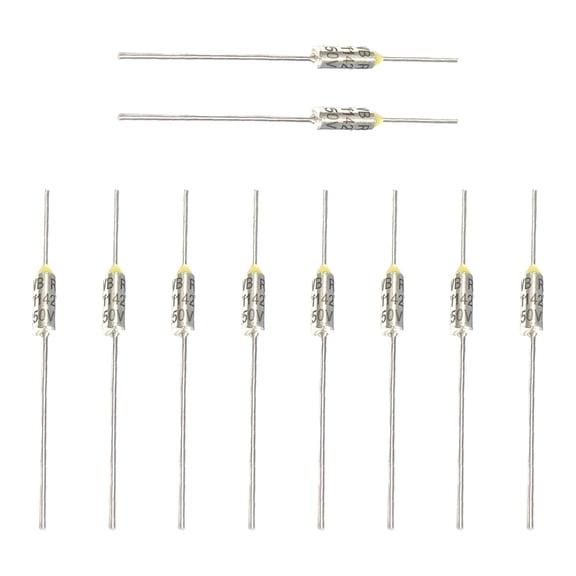 250V 10A Fuses Cutoffs, Metal Shell Thermal Fuses Cutoff For Circuit Protections