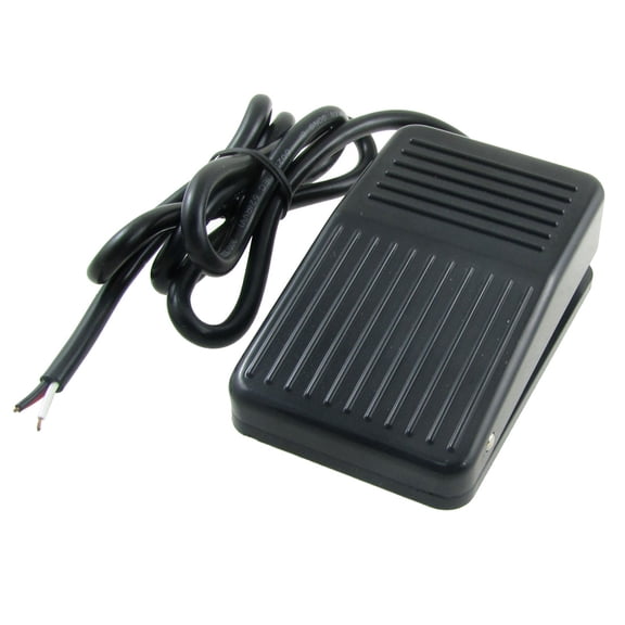 250V 10A SPDT NO NC Antislip Plastic Momentary CNC Power Foot Pedal Switch
