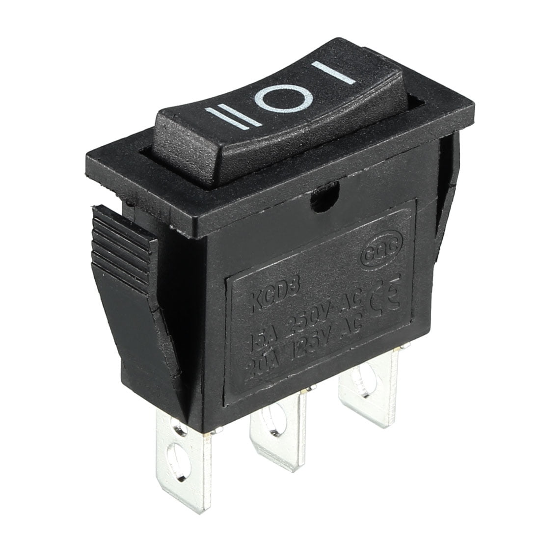 250V/15A 125V/20A 3P ON/OFF/ON 3 Position Snap-in Boat Rocker Switch ...