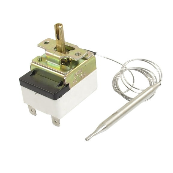 250V 16A 30-110C Temperature Thermostat Switch Sensor w 25.2" Capillary