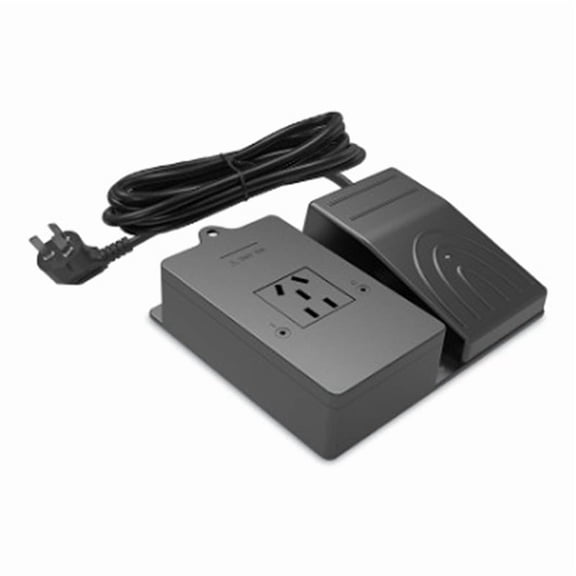 250V Foot Switch Control Power Outlet Foot Control Outlet Switch Switch Type,Used in Electric Fans,Power Control US Plug