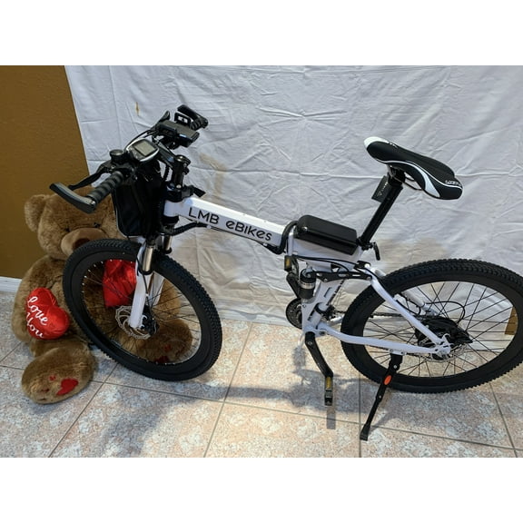 250W 26 21 Speed Foldable Mountain Electric w/ New Phone Smartphone Charging Station