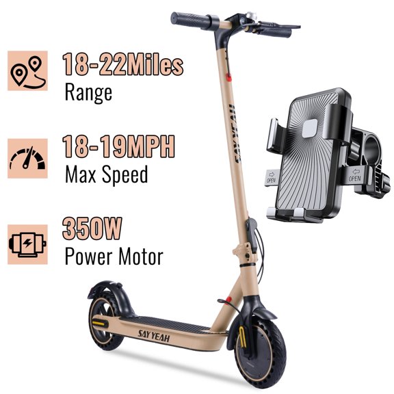 250W Foldable Electric Scooter With Front And Rear Fenders, Puncture-Proof Tires, Top Speed Of 19 Mph, Range Of 1522 Miles, Net Weight Of 26 Lbs, And Smart App Control For Convenient Mobility