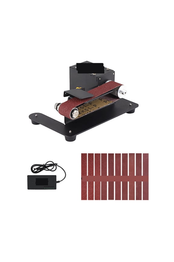 250W Mini Belt Sander Electric Bench Grinder Sanding Machine 7 Speed Adjustable Control Small Grinder Sharpener Polisher Machine ,Widely Use