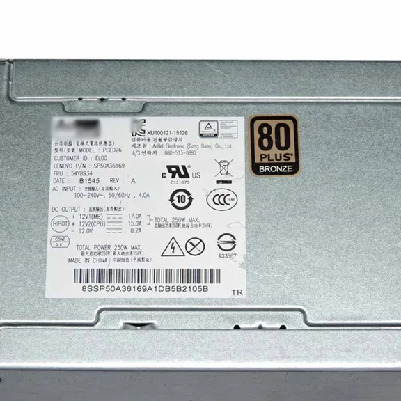 250W Power Switching PCE026 HK350-12PP FSP250-30AGBAA Server Power Supply 10pin 4pin   M4600 M4650 M4200f