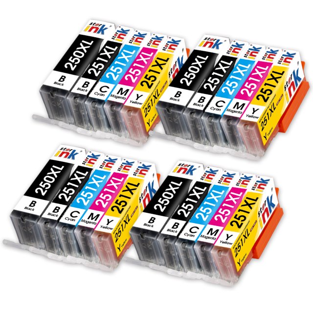 250XL 251XL Ink Cartridge for Canon Ink 250 and 251 PGI250XL 251XL PGI