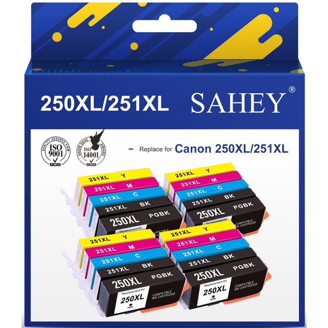 250XL 251XL Ink Cartridges for Canon 251 Ink Printer to Used with Canon