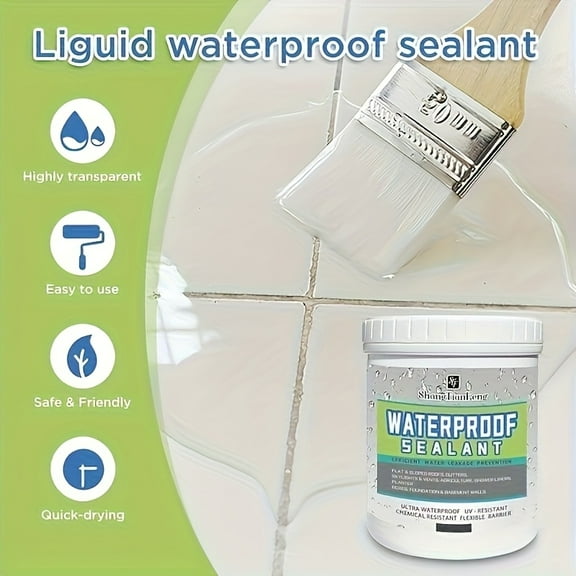 250g/8oz transparent sealant,waterproof adhesives, liquid waterproof sealants, roof waterproof sealants, invisible waterproofing agents, indoor and outdoor waterproof coatings