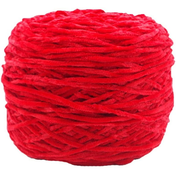 250g Chenille Velvet Yarn Black Bulky Vegan Soft Yarn Velvet Knitting Yarn Polyester Blended Cotton Chenille Yarn Hand Knitting Yarn Crochet Thread for Clothing Hat Scarf Blanket