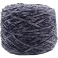 thumbnail image 1 of 250g Chenille Velvet Yarn Black Bulky Vegan Soft Yarn Velvet Knitting Yarn Polyester Blended Cotton Chenille Yarn Hand Knitting Yarn Crochet Thread for Clothing Hat Scarf Blanket, 1 of 6
