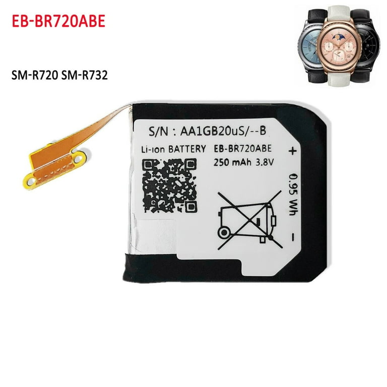 250mAh Battery For Samsung Gear S2 Smart Watch R720 R732 EB BR720ABE Walmart