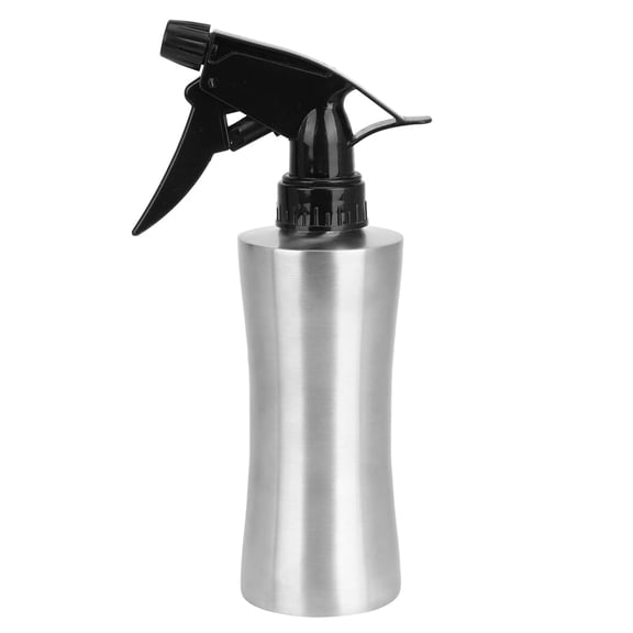 250mL/8.5oz Stainless Steel Multi Functional Slender Waist Water Spray Bottle Watering Pot for Hairdressing Green Soap Flowers Water Sprayer Tool