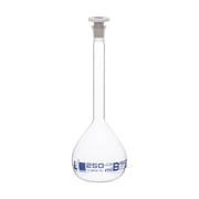 250mL Volumetric Flask - Eisco Labs - Class B - Borosilicate Glass; socket size 14/23