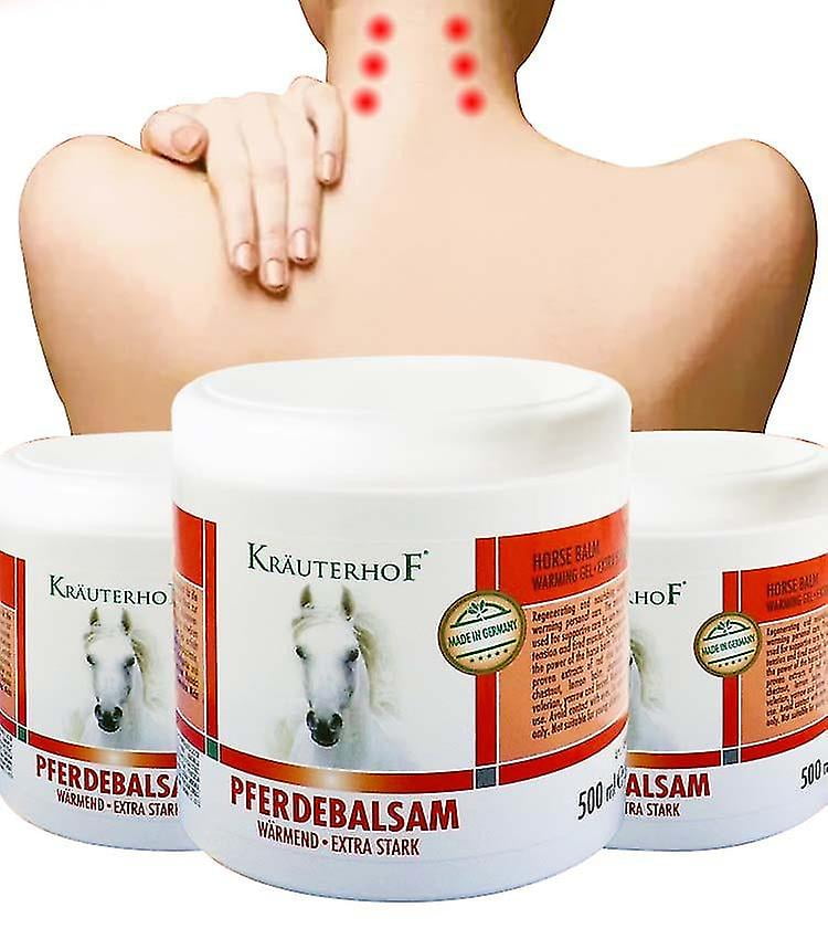 250ml/500ml Horse Balm Massage Oil Horse Chestnut Balm Massage Gel For Key Muscle Pain Relief Massage Cream Colour 500ml