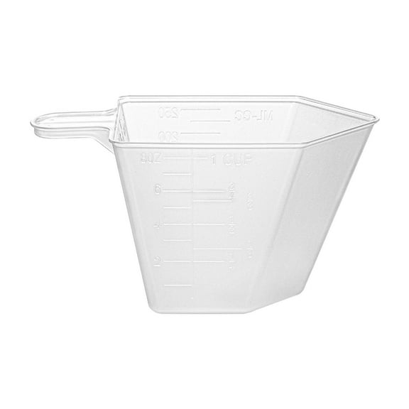 250ml (8.8 Oz) PP Plastic Measuring Cup for Coffee Pet Food Cereal Protein Dry Goods Liquid Materials